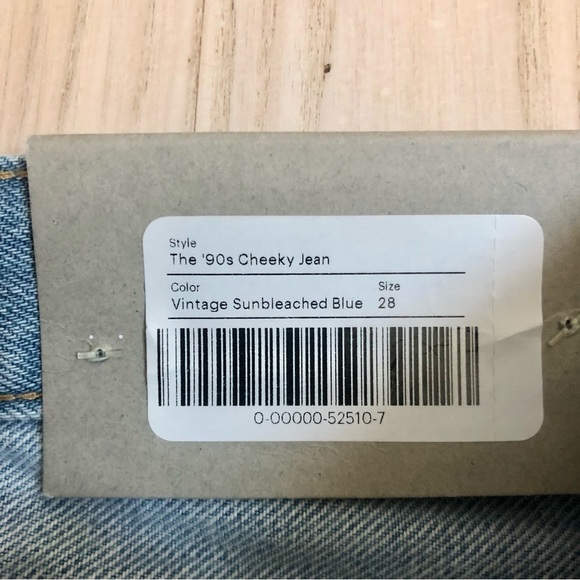 Everlane 90's Cheeky Jean Size 28 - Picture 5 of 6